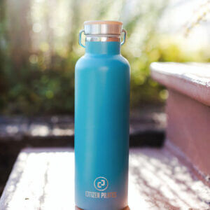 Citizen's Stainless Steel Elemental water bottles have a minimalistic silhouette for the modest professional.